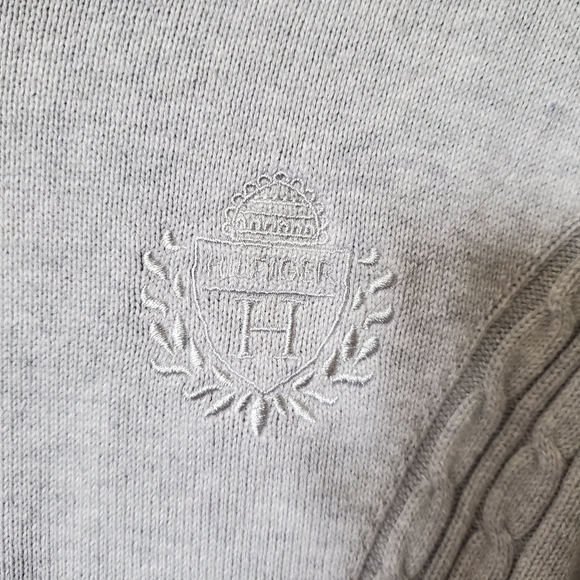 Tommy Hilifiger 100% Cotton Zipper Collar Sweater - Picture 2 of 5